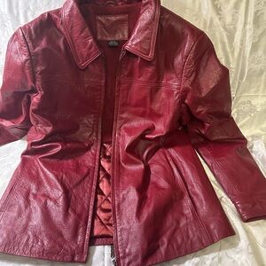 Kathy Ireland leather women’s jacket